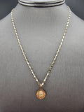 14k Gold Chain w/Pendant - Virgin Mary