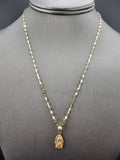 14k Gold Chain w/Pendant - Virgin Mary