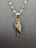 14k Gold Chain w/Pendant - San Judas