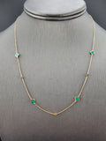 14k Gold Necklace - Fancy Necklace