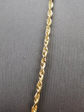 14k Gold Solid Chain - Rope