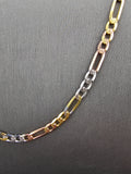 14k Gold Solid Chain - Figaro