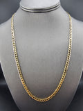 14k Gold Solid Chain - Cuban