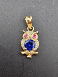 14k Gold Pendant - Owl