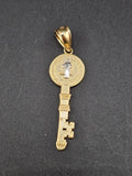 14k Gold Pendant - San Judas Key