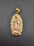 14k Gold Pendant - Virgin Mary