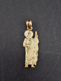 14k Gold Pendant - San Judas