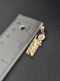 14k Gold Pendant - San Judas