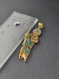 14k Gold Pendant - San Judas