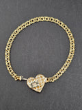 14k Gold Bracelet - Heart