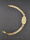 14k Gold Bracelet - Virgin Mary