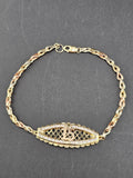 14k Gold Bracelet - Fifteen
