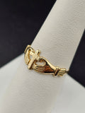 14K Gold Ring - Cross