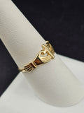 14K Gold Ring - Cross