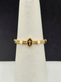 14K Gold Ring - Cross