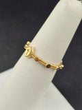14K Gold Ring - Cross