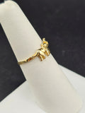 14K Gold Ring - Elephant