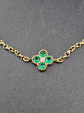 14k Gold Bracelet - Flowers