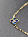 14k Gold Bracelet - Flowers
