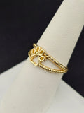 14K Gold Ring - Paw