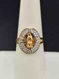 14K Gold Ring - VIrgin Mary