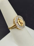 14K Gold Ring - VIrgin Mary