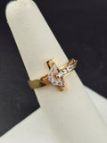 14K Gold Ring - Jesus on Cross