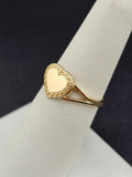 14K Gold Ring - Heart