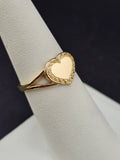 14K Gold Ring - Heart
