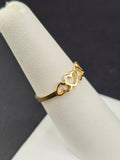 14K Gold Ring - Hearts