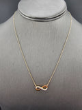 14k Gold Necklace - Infinity