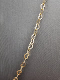14k Gold Necklace - Hearts