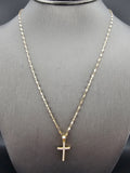 14k Gold Chain w/Pendant - Cross