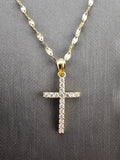 14k Gold Chain w/Pendant - Cross