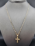 14k Gold Chain w/Pendant - Cross