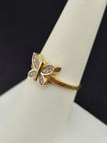 14K Gold Ring - Butterfly