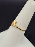 14K Gold Ring - Cat