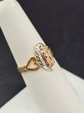14K Gold Ring - Virgin Mary