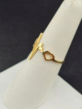 14K Gold Ring - Heart Beat