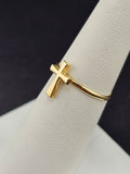 14K Gold Ring - Cross