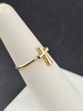 14K Gold Ring - Cross