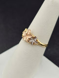 14K Gold Ring - Flowers