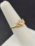 14K Gold Ring - Flowers