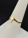 14K Gold Ring - Cross