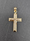 14k Gold Pendant - Cross