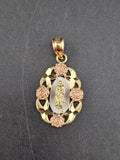14k Gold Pendant - Virgin Mary