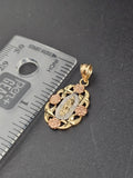 14k Gold Pendant - Virgin Mary