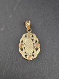 14k Gold Pendant - Virgin Mary