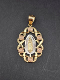 14k Gold Pendant - Virgin Mary