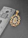 14k Gold Pendant - Virgin Mary